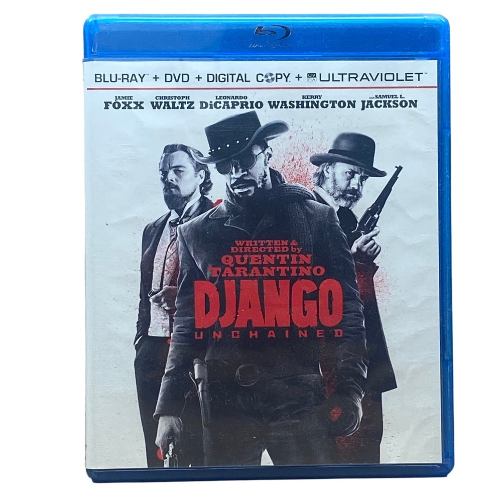 Django Unchained Blu-ray DVD Combo Pack Quentin Tarantino Jamie Foxx Movie R